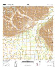 Nabesna A-3 NE 2016 topographic map thumbnail