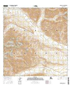 Nabesna A-3 NW 2016 topographic map thumbnail