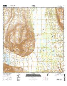 Nabesna A-3 SE 2016 topographic map thumbnail