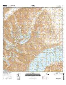 Nabesna A-3 SW 2016 topographic map thumbnail