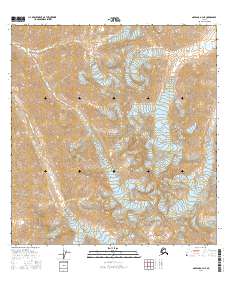 Nabesna A-4 NE 2016 topographic map thumbnail