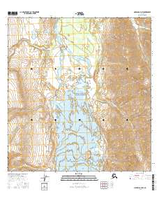Nabesna A-4 NW 2016 topographic map thumbnail