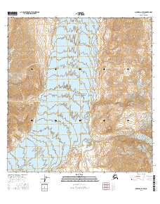 Nabesna A-4 SW 2016 topographic map thumbnail