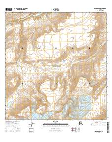 Nabesna A-5 NE 2016 topographic map thumbnail
