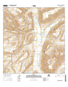 Nabesna A-5 NW 2016 topographic map thumbnail