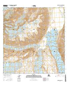 Nabesna A-6 NW 2016 topographic map thumbnail