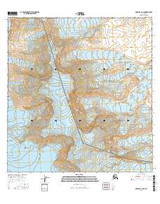Nabesna A-6 SE 2016 topographic map thumbnail