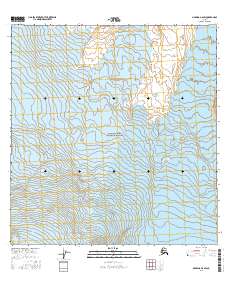 Nabesna A-6 SW 2016 topographic map thumbnail