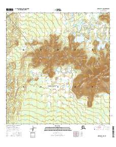 Nabesna B-1 NW 2016 topographic map thumbnail
