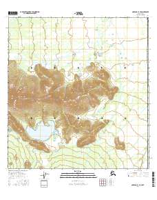 Nabesna B-1 SE 2016 topographic map thumbnail