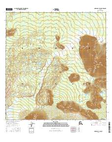 Nabesna B-1 SW 2016 topographic map thumbnail