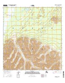 Nabesna B-2 SE 2016 topographic map thumbnail