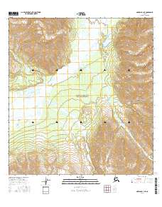 Nabesna B-4 NE 2016 topographic map thumbnail