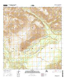 Nabesna B-4 NW 2016 topographic map thumbnail
