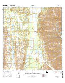 Nabesna B-4 SW 2016 topographic map thumbnail