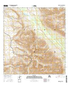 Nabesna B-5 NE 2016 topographic map thumbnail