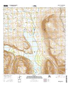 Nabesna B-5 NW 2016 topographic map thumbnail