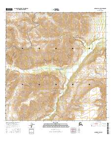 Nabesna B-5 SE 2016 topographic map preview