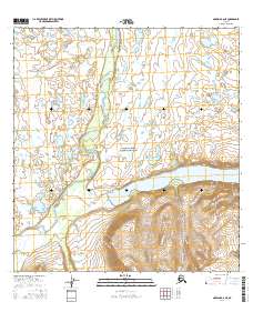 Nabesna B-6 NE 2016 topographic map thumbnail