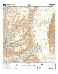 Nabesna B-6 SW 2016 topographic map thumbnail