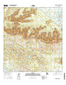 Nabesna C-2 NW 2016 topographic map thumbnail