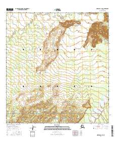 Nabesna C-2 SE 2016 topographic map thumbnail