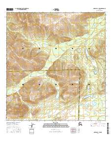 Nabesna C-3 NW 2016 topographic map thumbnail