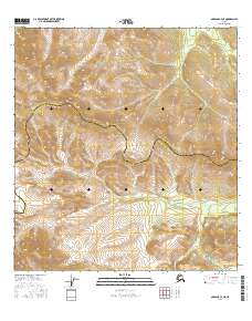 Nabesna C-4 NE 2016 topographic map thumbnail