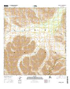 Nabesna C-4 NW 2016 topographic map thumbnail