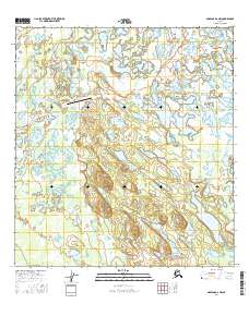 Nabesna D-2 NW 2016 topographic map thumbnail