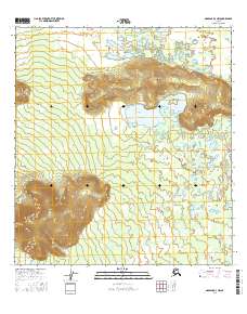 Nabesna D-3 NW 2016 topographic map thumbnail