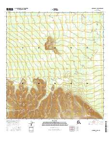 Nabesna D-3 SW 2016 topographic map thumbnail