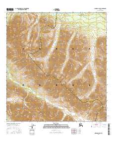 Nabesna D-5 SE 2016 topographic map thumbnail