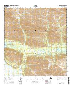 Nabesna D-6 NE 2016 topographic map thumbnail