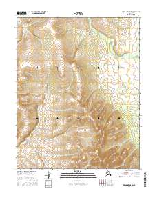 Shungnak A-5 SW topographic map thumbnail