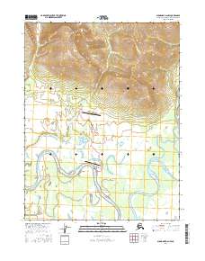Shungnak D-2 NW topographic map thumbnail