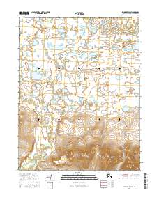 Shungnak D-2 SW topographic map thumbnail