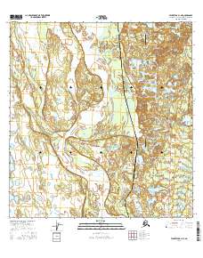 Talkeetna A-1 NE 2016 topographic map thumbnail