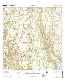 Talkeetna A-1 SW 2016 topographic map thumbnail