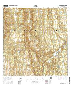 Talkeetna A-2 NE 2016 topographic map thumbnail