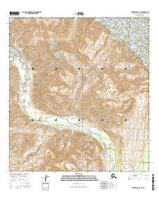 Talkeetna D-1 NE 2016 topographic map thumbnail