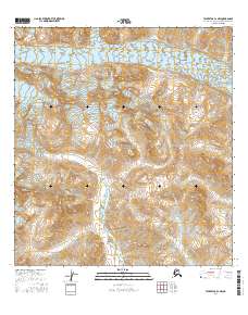 Talkeetna D-1 NW 2016 topographic map thumbnail