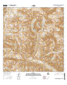 Talkeetna Mountains A-2 SW 2016 topographic map thumbnail