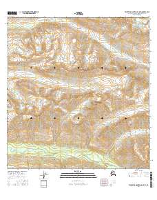 Talkeetna Mountains A-5 SW 2016 topographic map thumbnail