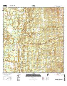 Talkeetna Mountains A-6 NW 2016 topographic map thumbnail