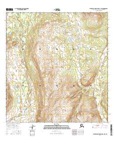Talkeetna Mountains B-1 NW 2016 topographic map thumbnail