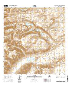 Talkeetna Mountains B-2 NW 2016 topographic map thumbnail