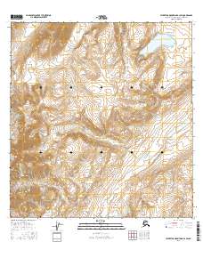 Talkeetna Mountains B-2 SW 2016 topographic map thumbnail