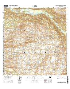 Talkeetna Mountains B-6 SE 2016 topographic map thumbnail