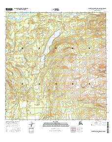 Talkeetna Mountains B-6 SW 2016 topographic map thumbnail